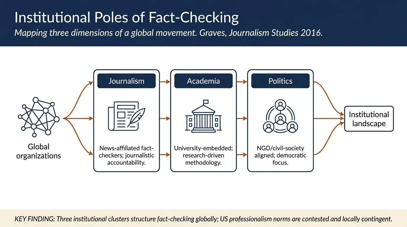 Boundaries Not Drawn: Mapping the institutional roots of the global fact-checking movement