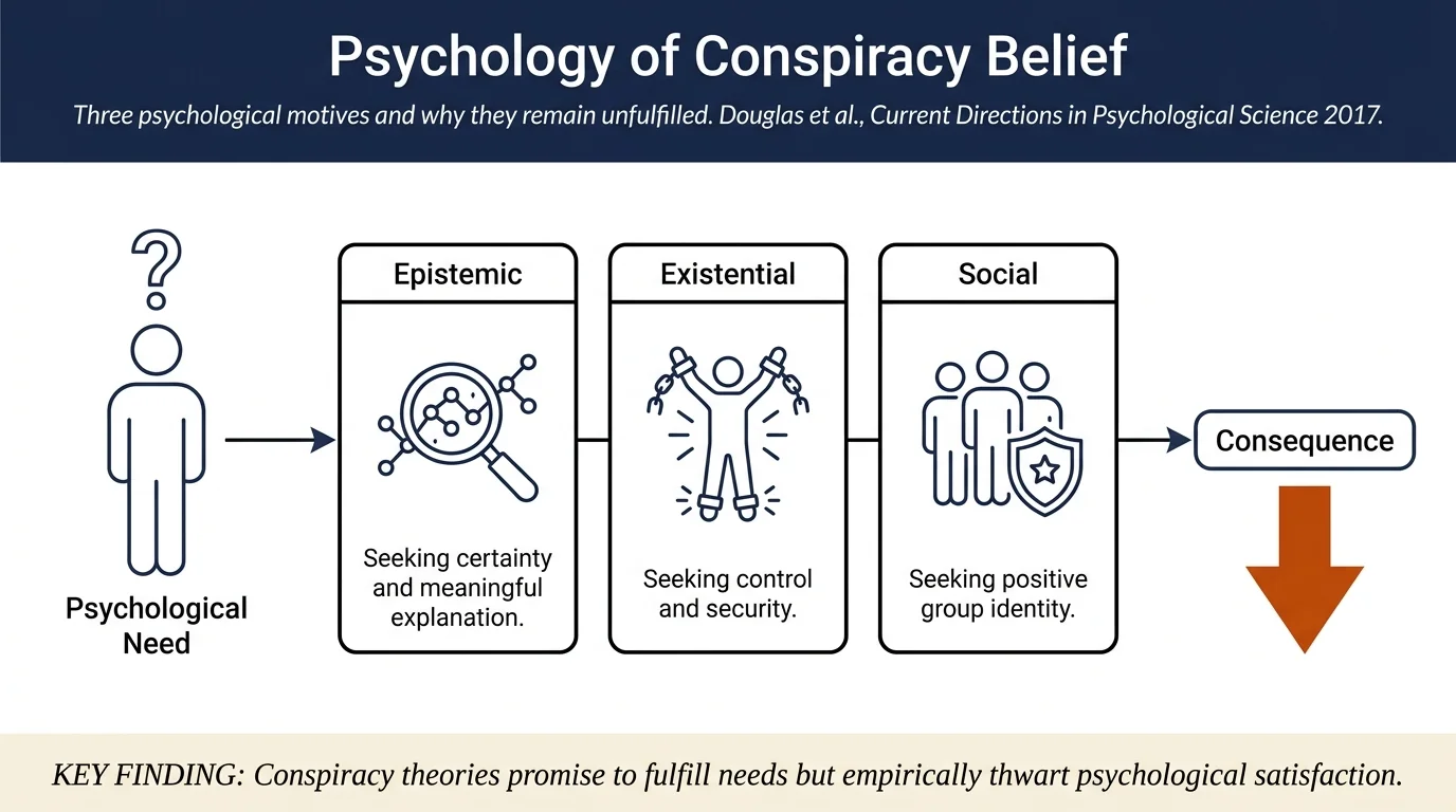 The Psychology of Conspiracy Theories