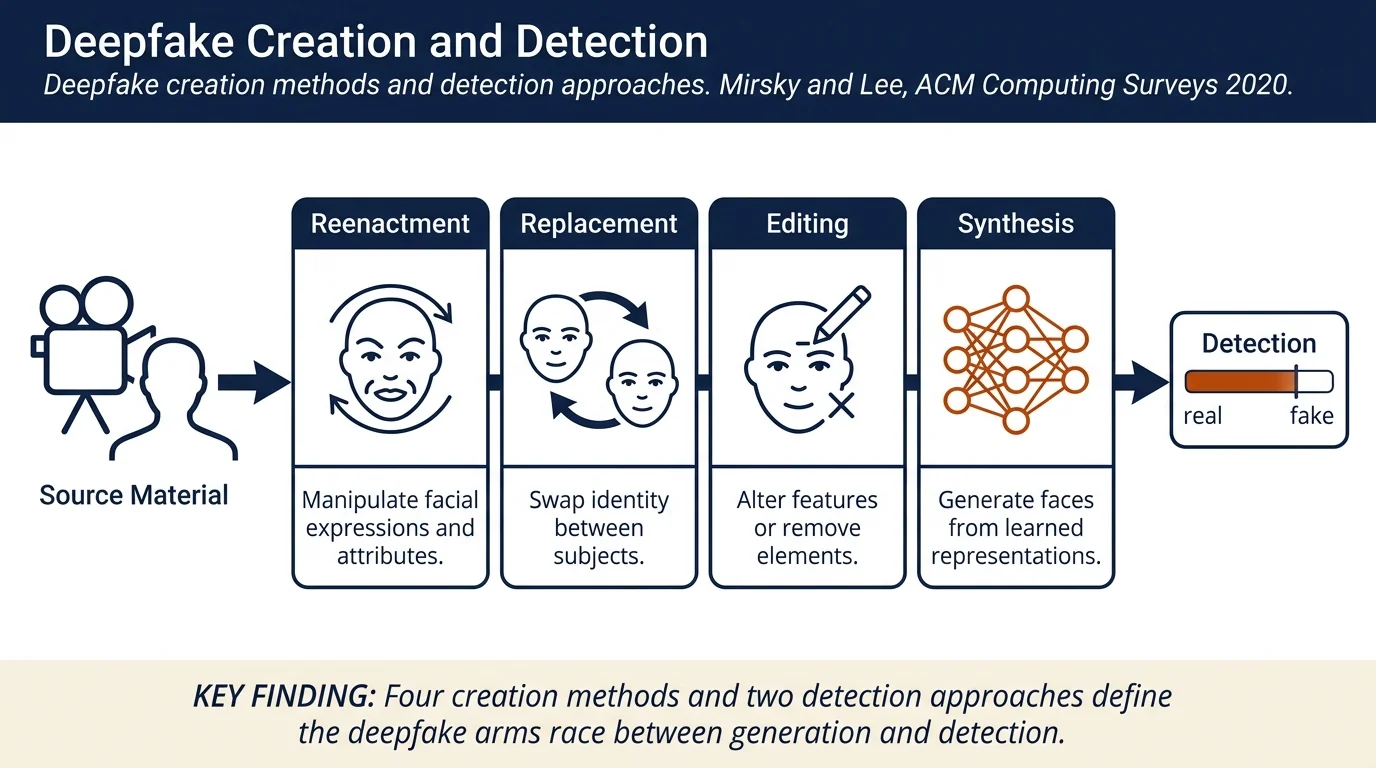 The Creation and Detection of Deepfakes: A Survey