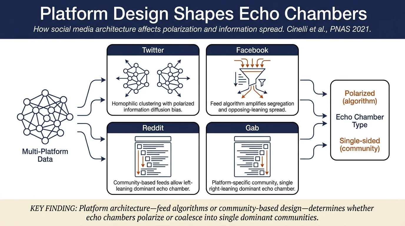 The echo chamber effect on social media
