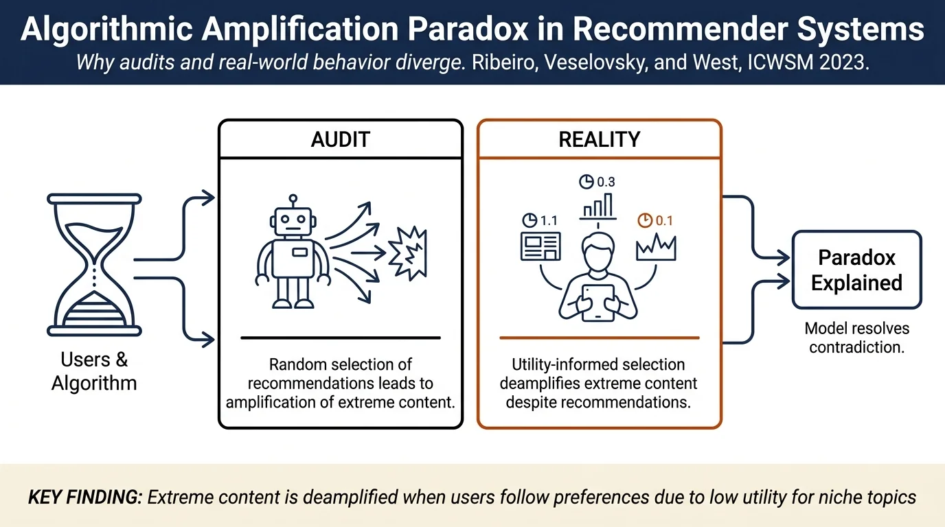 The Amplification Paradox in Recommender Systems