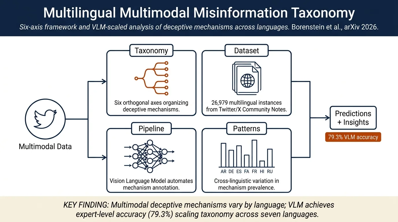 MMMMM: A Unified Taxonomy for Investigating the Mechanisms of Multilingual MultiModal Misinformation