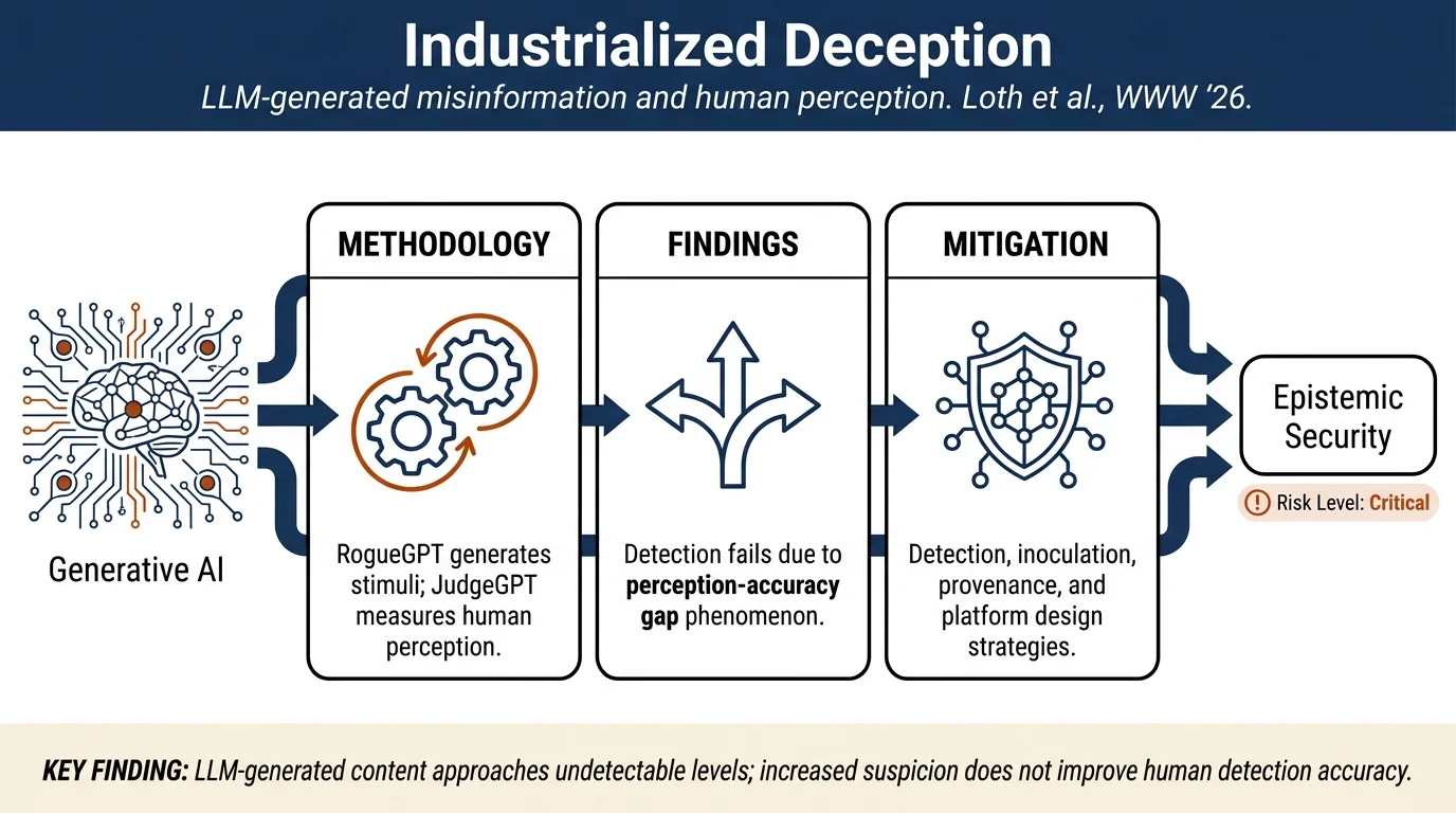 Industrialized Deception: The Collateral Effects of LLM-Generated Misinformation on Digital Ecosystems