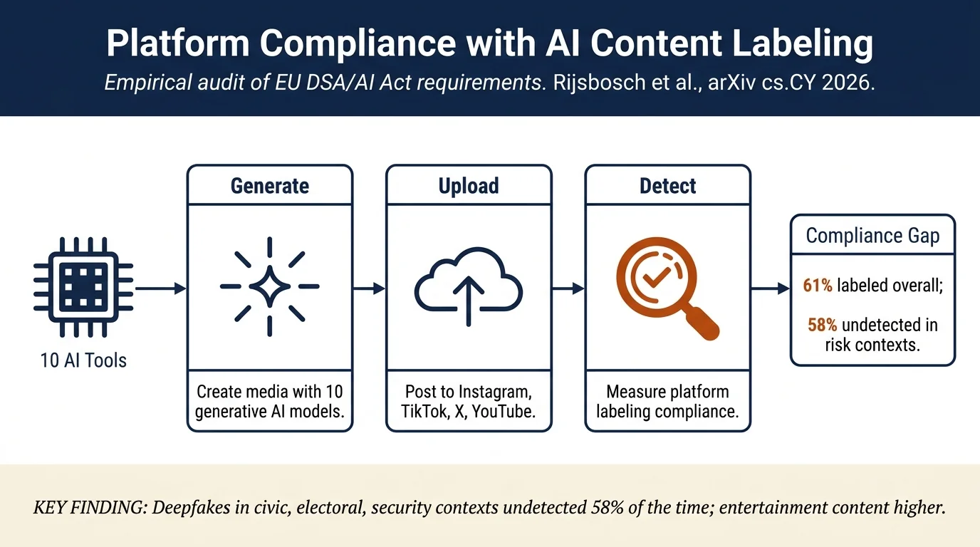 Drowning in AI Slop: How Social Media Platforms (Do Not) Label AI and Deepfake Content under EU law